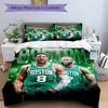 Boston Celtics Team Spirit Print 3Pcs Bedding Setduvet Cover With 2 Bedropillowcase Home Birthday Gift