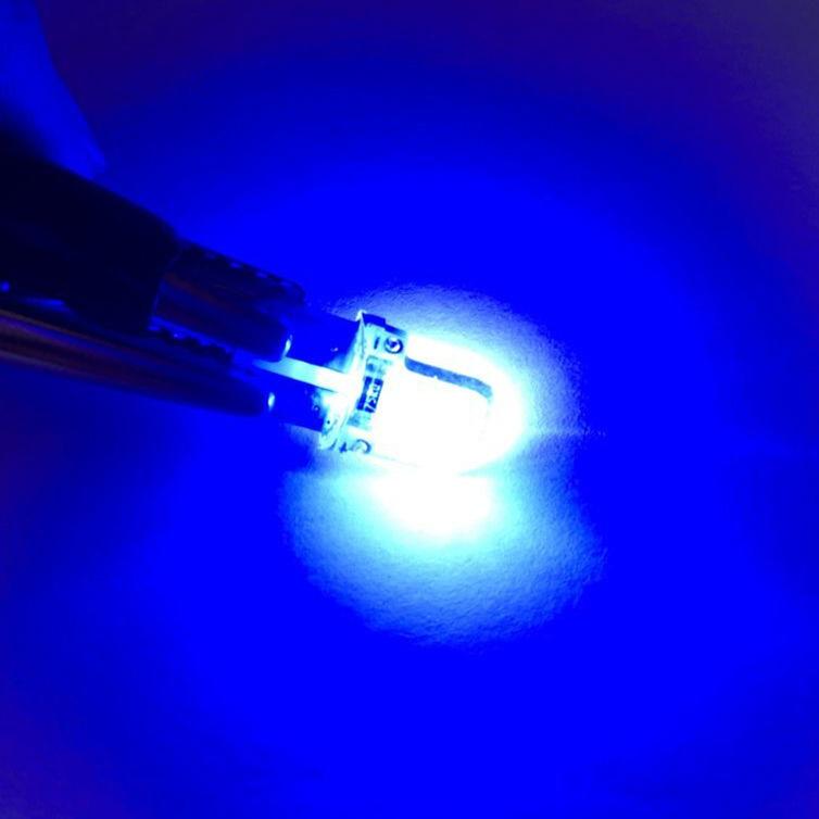 5/10 шт. Лампа T10 W5W 12 В LED Автомобильный внутренний свет Лампа номерного знака COB T10 LED Canbus Многоцветные автомобильные огни Автоаксессуары