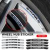 4Pcs Auto Wheel Hub Badge Tire Rim Stickers Accessories For H-1 I40 I30 I20 I10 IX35 IX25 Tucson Getz Terracan Accent