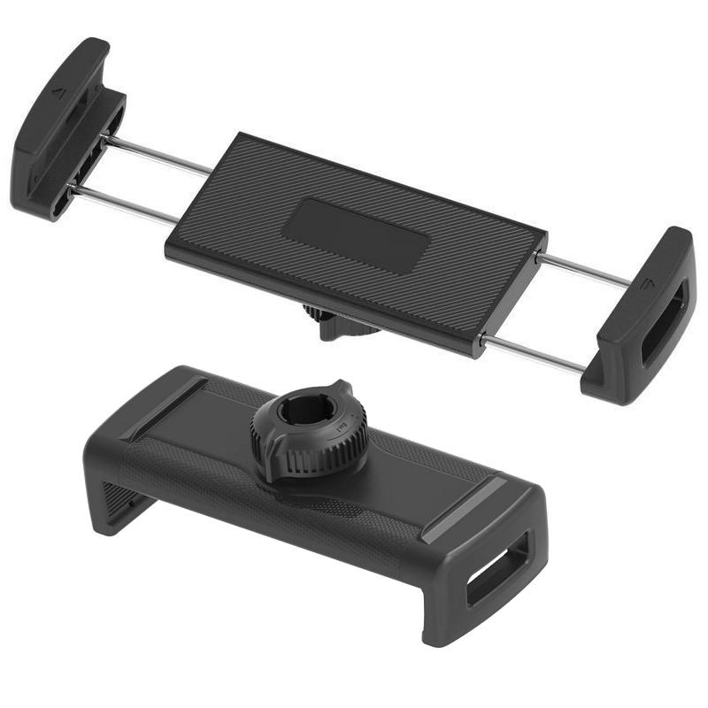Universal Cellphone Tablet Bracket Clamp for 17mm Ball Head Base Adjustable Phone Holder for 5-12.9 inch Mobile Devices