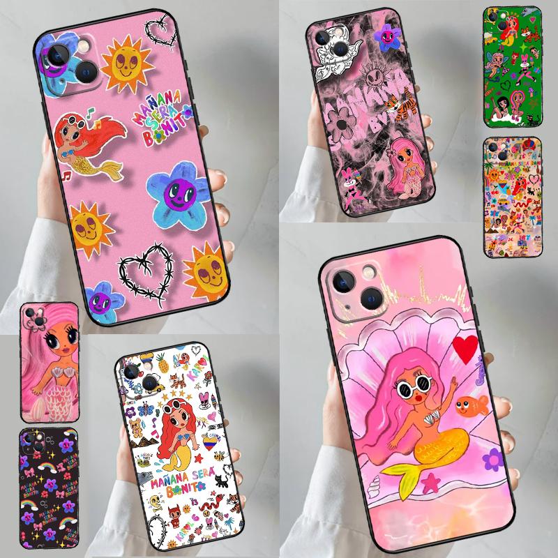 Karol G Phone Case For iPhone 16 Pro Max 14 13 12 11 15 17 Pro Max mini Plus 16e 17 Air Cover Funda