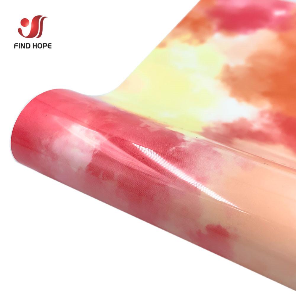 Clouds Watercolor Tie Dye HTV Iron on Tshirt Heat Transfer Vinyl Make Sign Pattern cut Film for Garment Bag Hat Fabric DIY