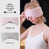 Dual-Sensing Temperature-Control Eye Mask: Light-Shielding & Noise-Reducing for Sleep, Travel, and Office Use