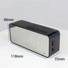 Digital Display Mirror Alarm Clock with Radio Bluetooth-compatible Speaker Home Study Decoration less