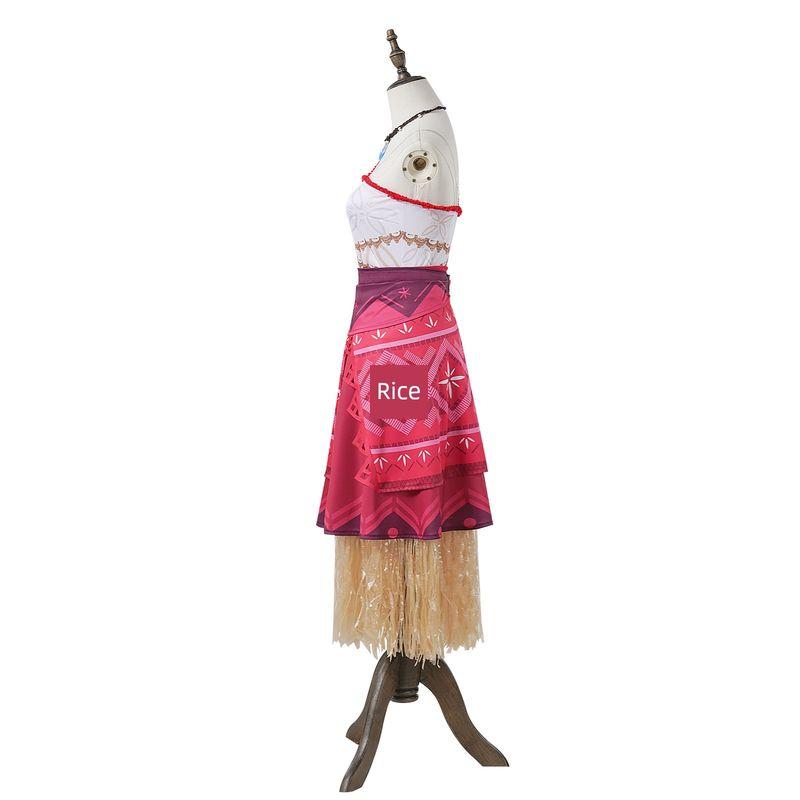Moana 2 Moana Cosplay Costume Ocean Princess Moana Grass Skirt Princess Cosplay Performance Costume