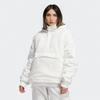 Adidas X Ivy Park Icy Park Solid Color Kangaroo Pocket Half-Zip Hooded Jacket Unisex Outerwear White H18974