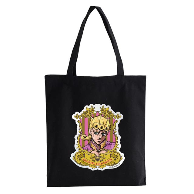 Сумка для покупок Jojo Bizarre Adventure, сумка для вторичной переработки, холщовая многоразовая хлопковая сумка-шопер для продуктов, аниме-шоппер, женская сумка Bolsas