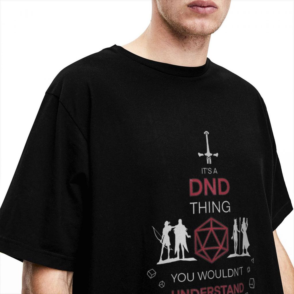 Мужские и женские футболки Dungeon Dragon Apparel Fashion Tee Shirt Футболка 100% хлопок Подарочная идея Одежда