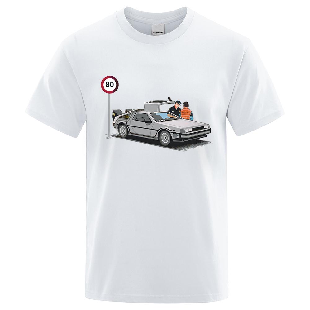 I Was Caught Speeding Tshirt Men Cotton Oversized T Shirt Summer Casual Clothes Breathable Sweat Tshirts Crewneck Oversized Tops