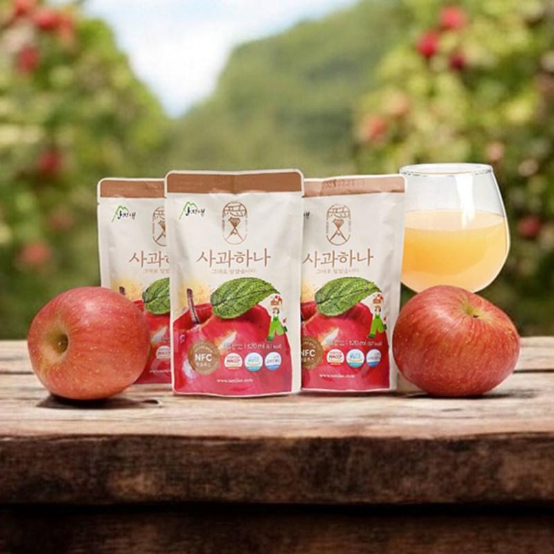 Sanjiae Apple Hana Concentrated Juice Pack, 120ml, 30 units