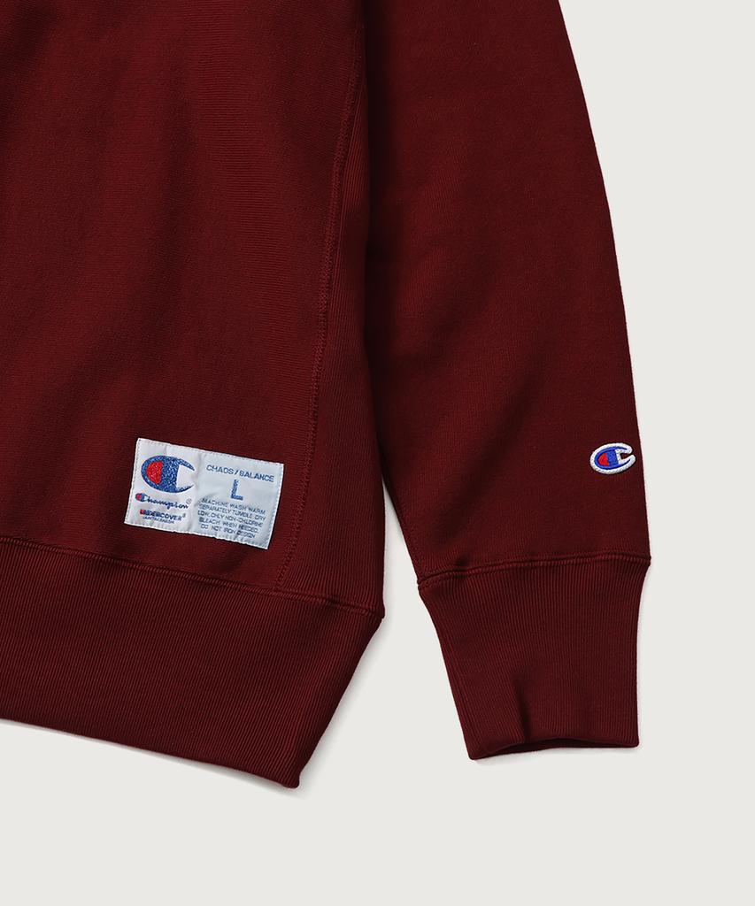 CHAMPION X Undercover Reverse Weave Psycho Sweatshirt Wine