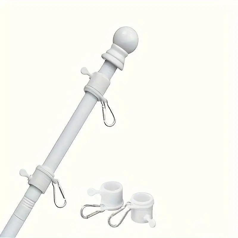 Вращающийся флагшток из нержавеющей стали 1,8 м, 5 секций, защита от запутывания, настенный, для наружного использования