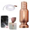 1Pcs Copper Siphon Filler Pipe Manual Pumping Oil Pipe Fittings Siphon Connector Gasoline Fuel Water Shaker Siphon XYZ