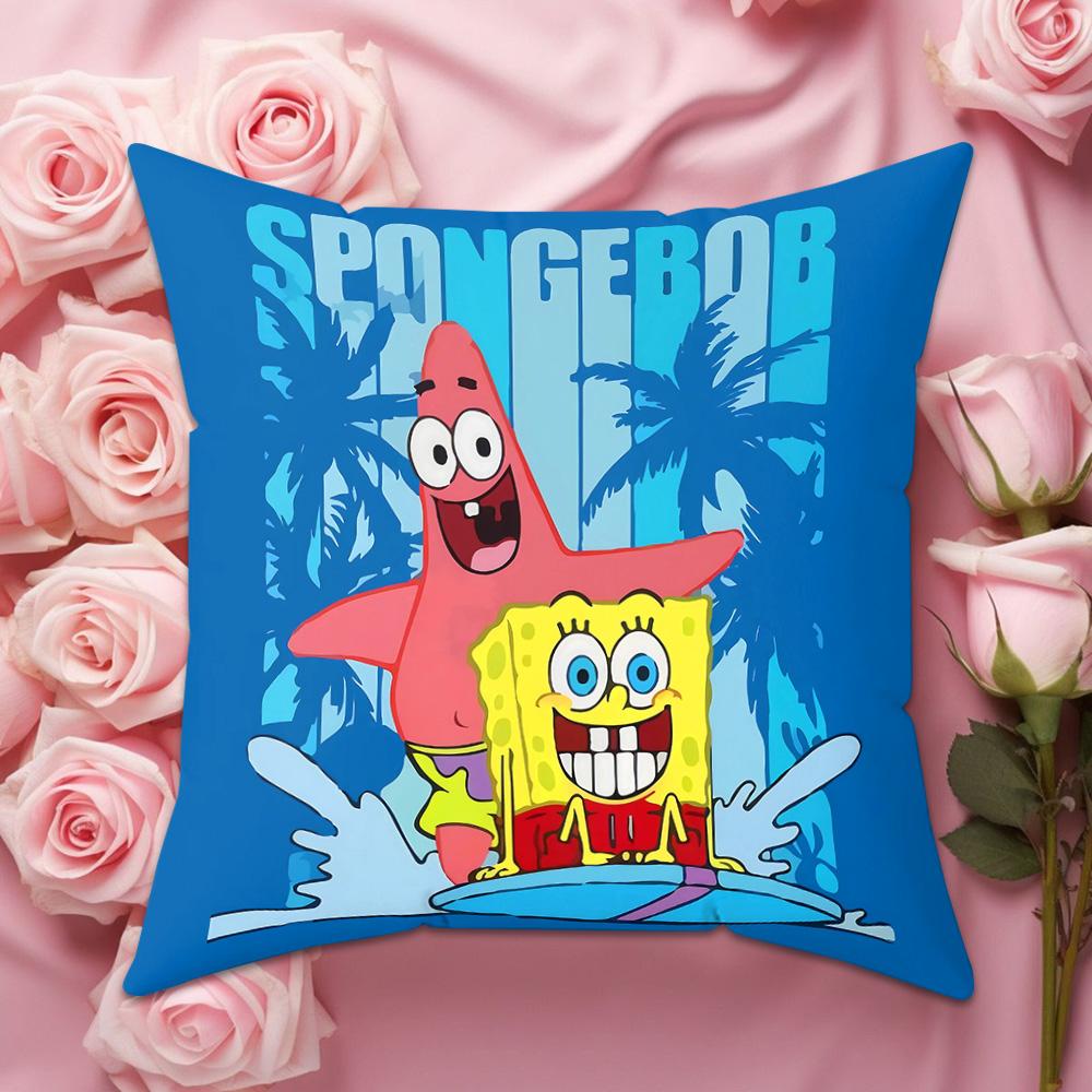Ssponges Bbobs Cushion Covers for Living Room Cushions Cover Interior Decoration Personalized Gifts Pillow Cases Decorative