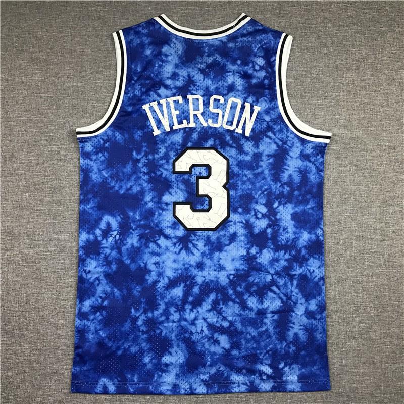 Philadelphia 76ers 3 Allen Iverson Basketball Jersey Mesh Stitched NBA Fan Wear Unisex Adult