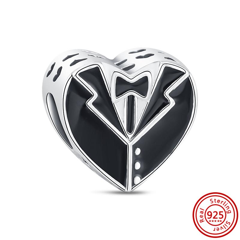 S925 серебро лист лотоса птица замок кулон пчела-бабочка дерево тонкие бусины подходят оригинальный браслет-подвеска DIY ювелирные изделия