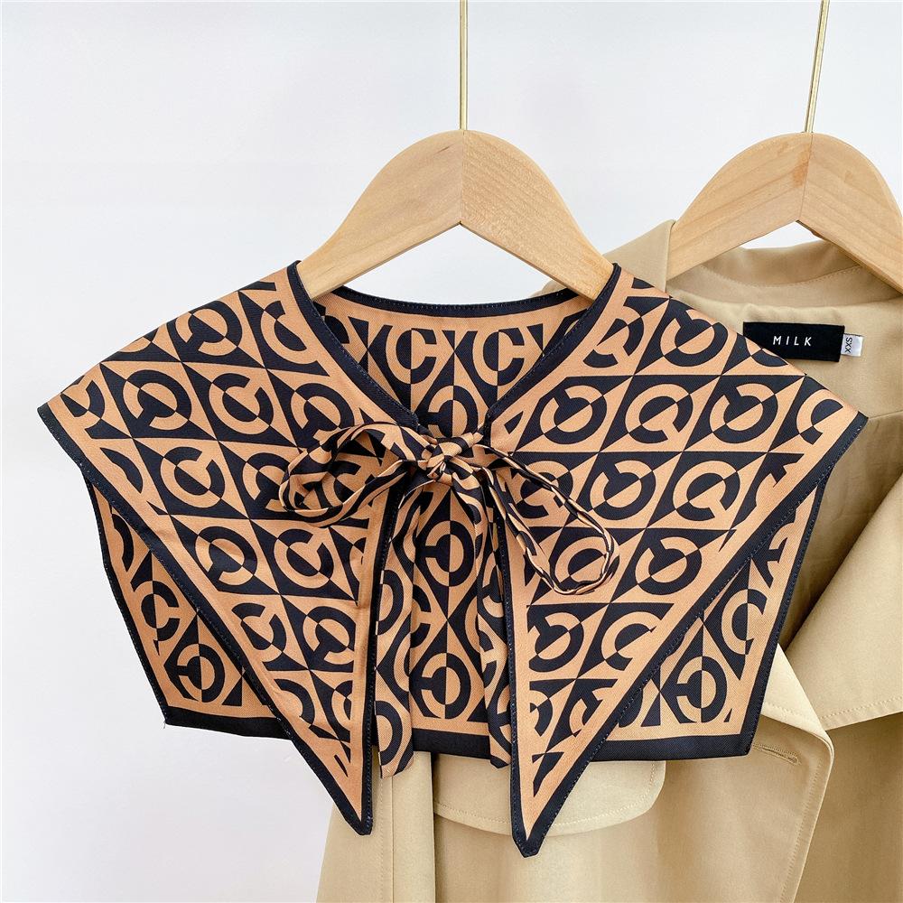 Новый шарф на плечо шаль женский поддельный воротник защита плеч шарф кондиционируемая комната камзол украшение в паре с узлом защиты шеи