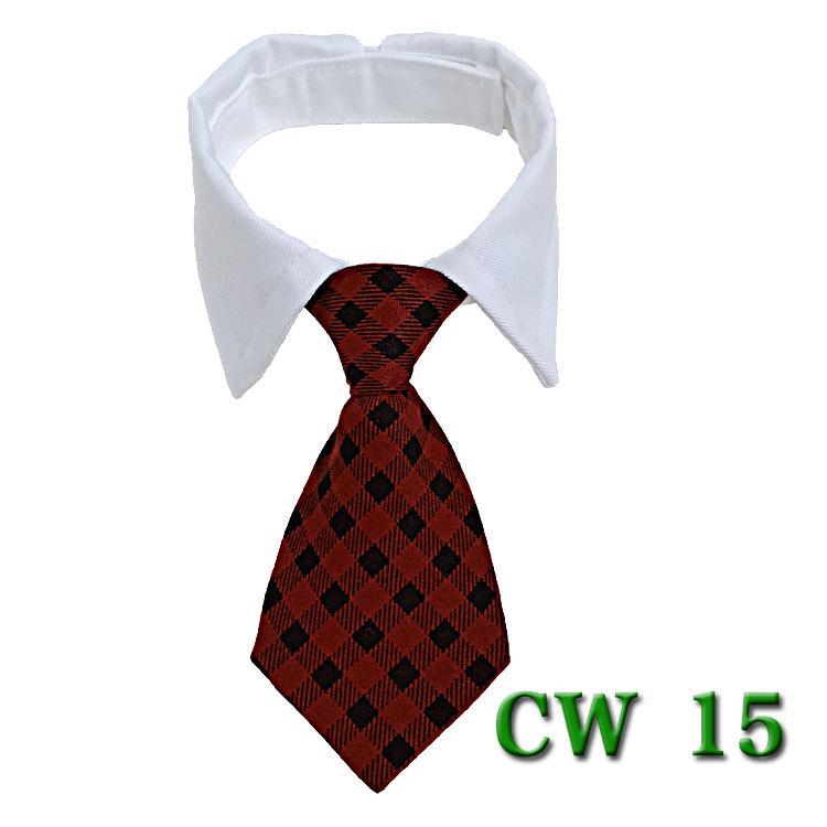 Полосатый ошейник-бабочка и шарф для собак