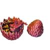 All-in-one Molding 3D Articulated Dragon Toys Creative 3D Printed Dragon Egg Home Decoration