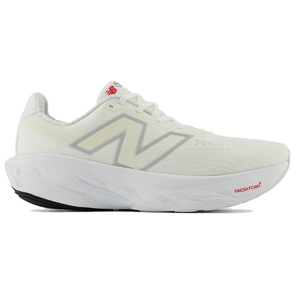 New Balance Fresh Foam X 1080v14 белые серебристые металлические мужские кроссовки кремовые морская соль M1080W14