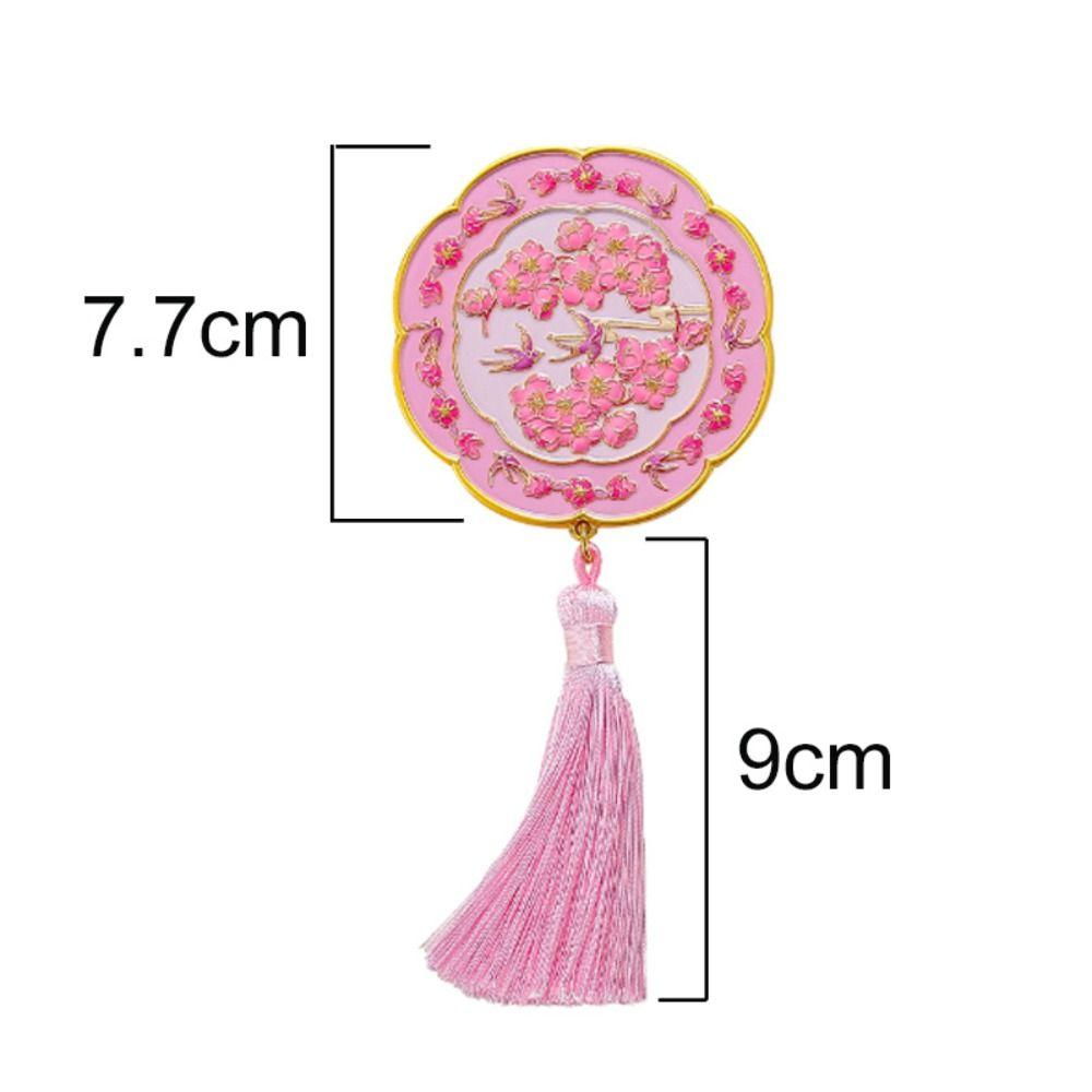 Ручное косметическое зеркало с рельефным узором, изысканное карманное зеркало в китайском стиле для макияжа