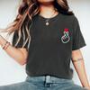 Korean Finger Love Symbol T-shirt Korean Finger Heart Kpop Shirt Women's Graphic T Shirts Cute K-Pop Tee Short Sleeve Female Top
