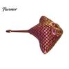 PLA 3D Printed Figurines Manta Ray Fidget Toy, Flexible Articulated Sea Animal Figurine Creative Desktop Gadgets for Decoration, Stress Relief