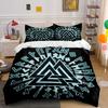 Interlocking triangles and runes. Bedding sets Duvet cover sets Duvet covers Pillowcases(1*Duvet Cover 2*Pillowcases without duvet insert)