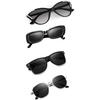 Sheomy Unisex Combo Offer Pack of 4 Shades Glasses Cat Eye Sunglasses Rectangle Retro Vintage Narrow Women::Men , ACAT-143