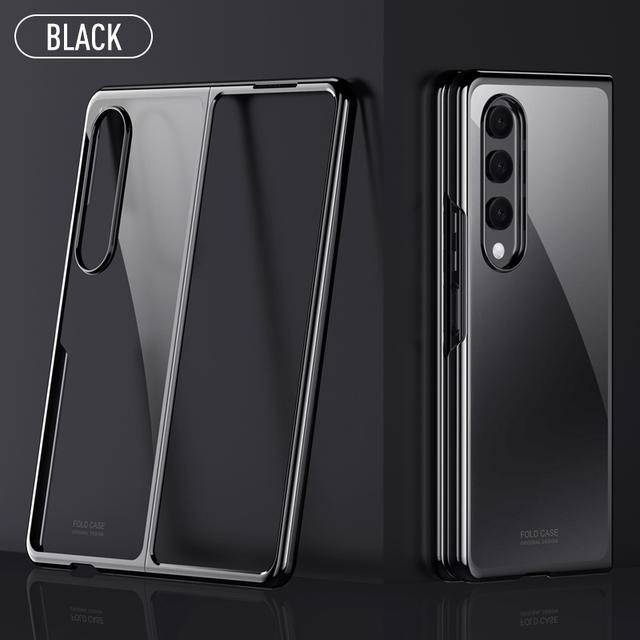 Для Samsung Galaxy Z Fold 4 5g Покрытие прозрачного ПК Жесткая задняя крышка Капа для Samsung Z Fold 4 Fold4 Чехол