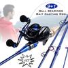 Набор удочек и катушек, металлическая рыболовная катушка, корбоновая удочка, костюм для морской рыбалки на окуня