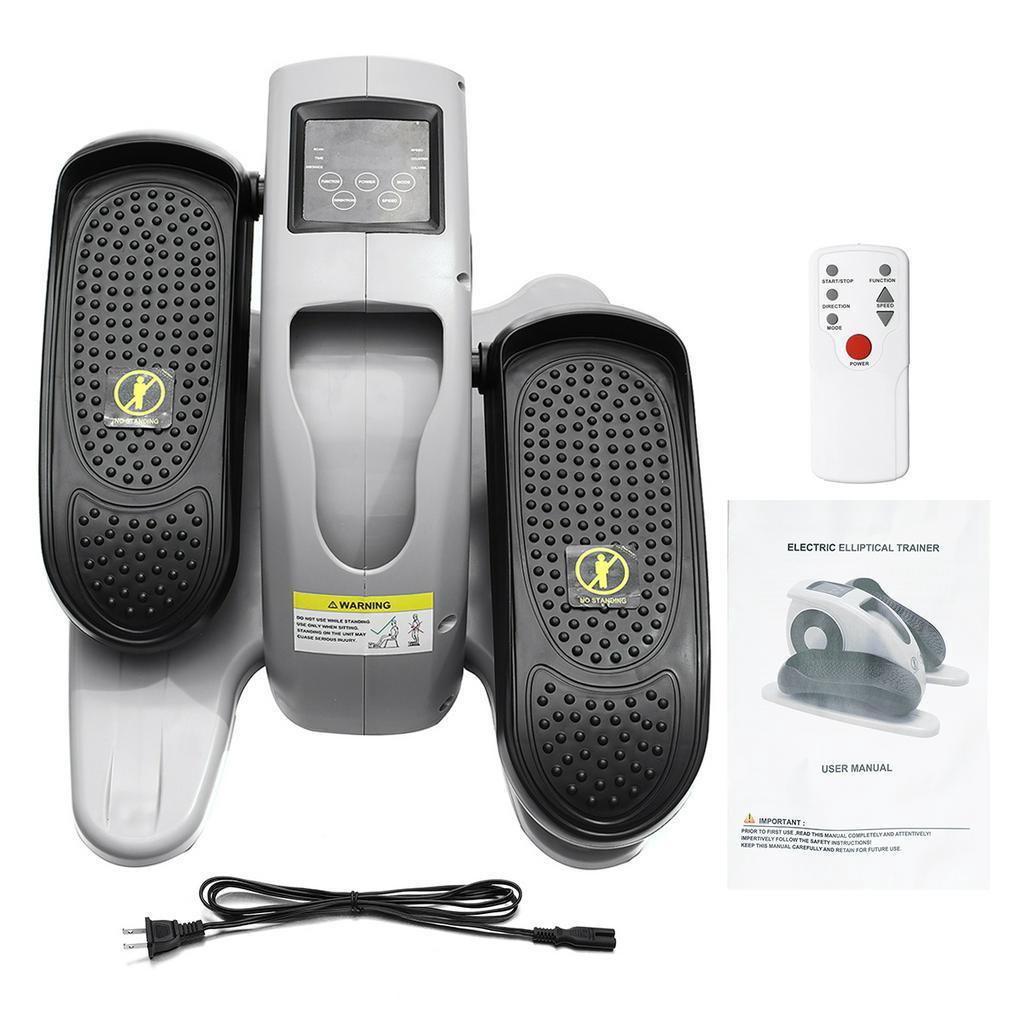 Черный Мини Электрический Велосипед Эллиптический Тренажер для Пассивных Упражнений для Ног/Рук Реабилитационная Машина Тренажер Беговая дорожка Слим Мини Ходьба