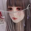 Luxury Face Veil Ancient Style Masquerade Mask Face Decor Hanfu Jewelry  Girl Chinese Wedding
