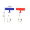 Durable Color Random with Snap Hook Fishing Sinker Fishing Tools Sinker Slip Swivel Swivels Clips