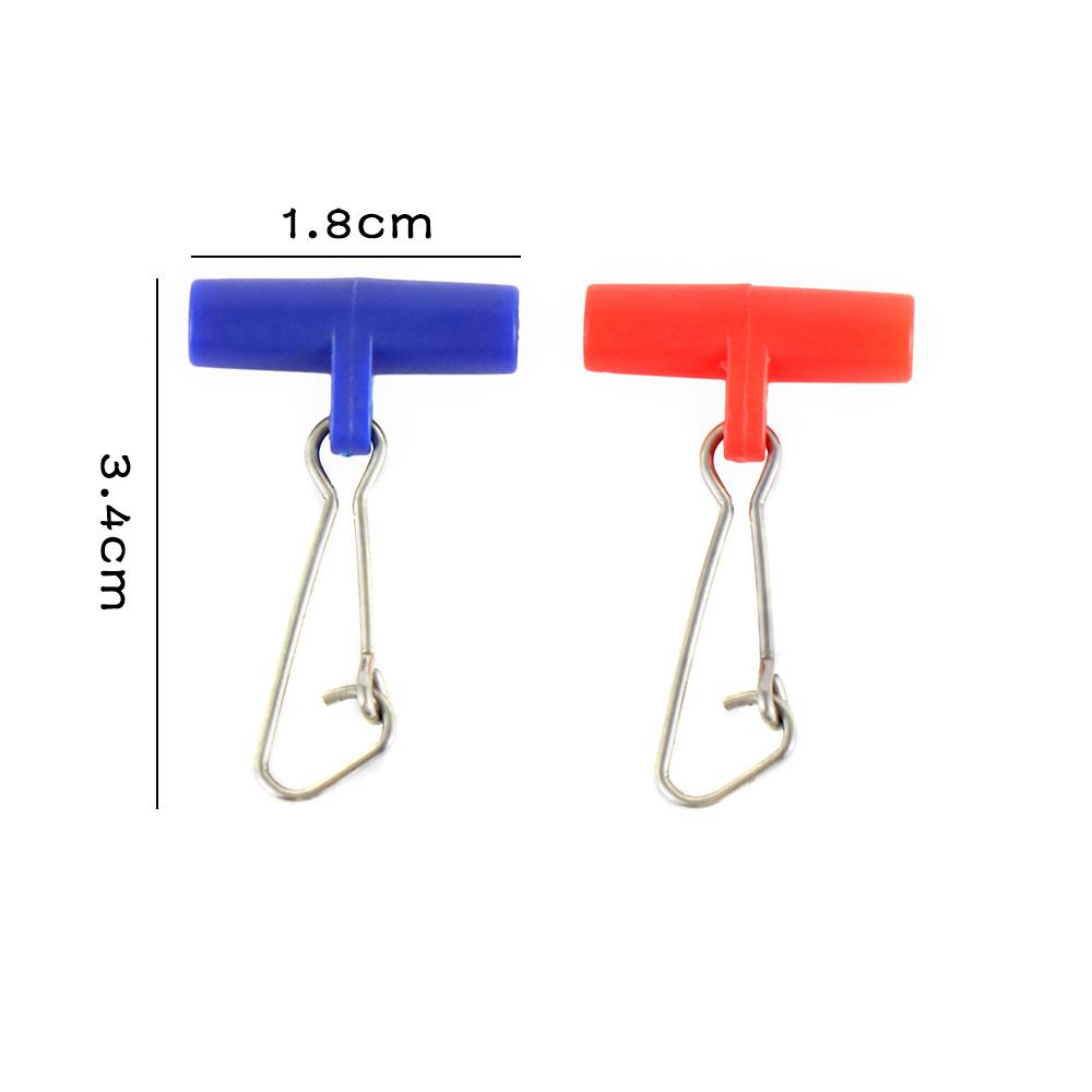 Durable Color Random with Snap Hook Fishing Sinker Fishing Tools Sinker Slip Swivel Swivels Clips