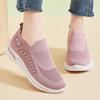 Shoes Women's Summer New Women's Single Shoes Casual Mother Shoes Fly-woven Breathable Women's Shoes