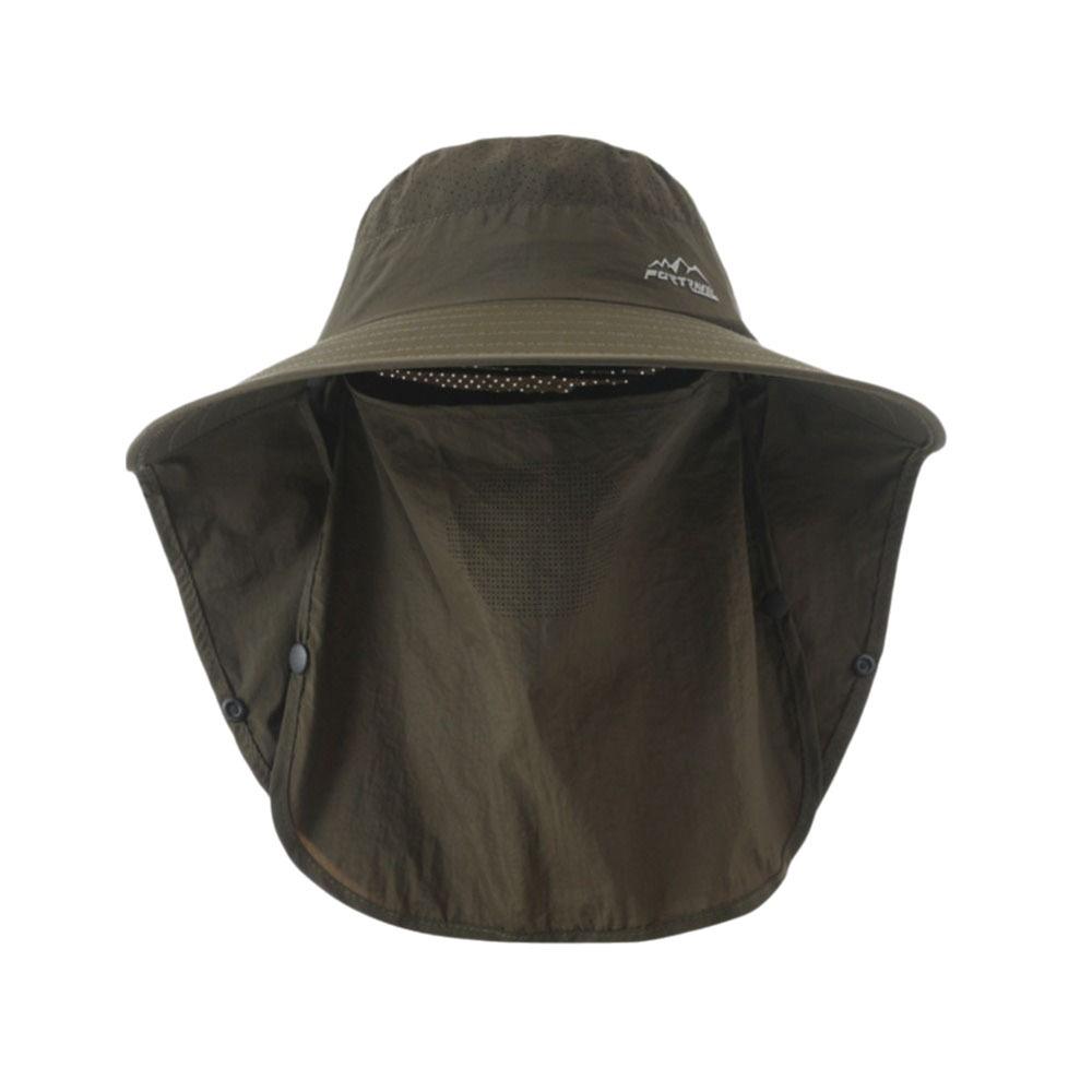 Quick Drying Fisherman's Hat Removable Face Mask Hat Fashion Male Sun Hats Unisex