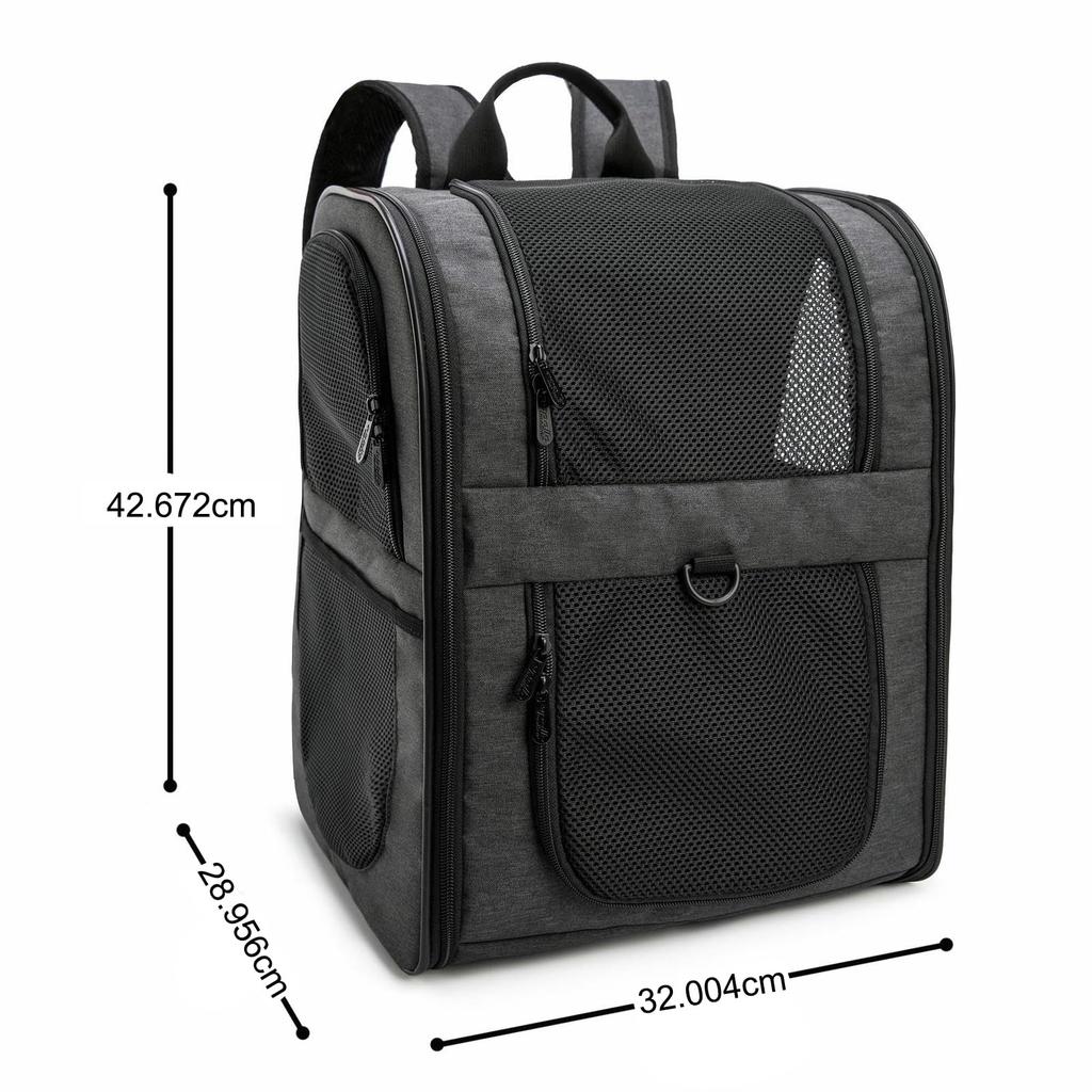 Large Pet Carrier Backpack Airplane Suitable for Dogs and Features a Design and Keeps Your Pet Cool Includes Cushioned Shoulder Perfect for Hospital
