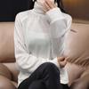 Women S High Neck Long Sleeve Pullover Knit Sweater Casual Base Layer