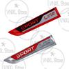 BATM9 Car-Styling Metal Sport Line Emblem Car Side Body Stickers For Skoda Kamiq Enyaq Combi Octavia Superb Elroq85 Karoq Kodiaq Rapid