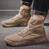2025 новые мужские весенне-летние уличные рабочие короткие ботинки, высокие ботинки Мартин, трендовые универсальные повседневные модные ботинки Мартин