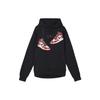 Jordan Pattern Print Solid Hooded Pullover Long-Sleeve Sweatshirt Men Tops Black FD0569-010