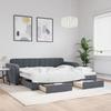 VidaXL Daybed with Trundle and Drawers, Sofa Bed, Guest Bed Frame, Living Room Spare Bed 3196991
