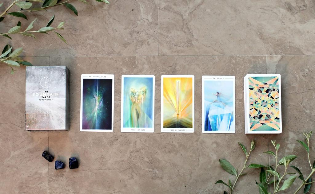 Фонтан Японский Оракул Таро Гадание с Японскими Инструкциями I.I.J. Таро, Издание, Карты, Аффирмации, Гадание,