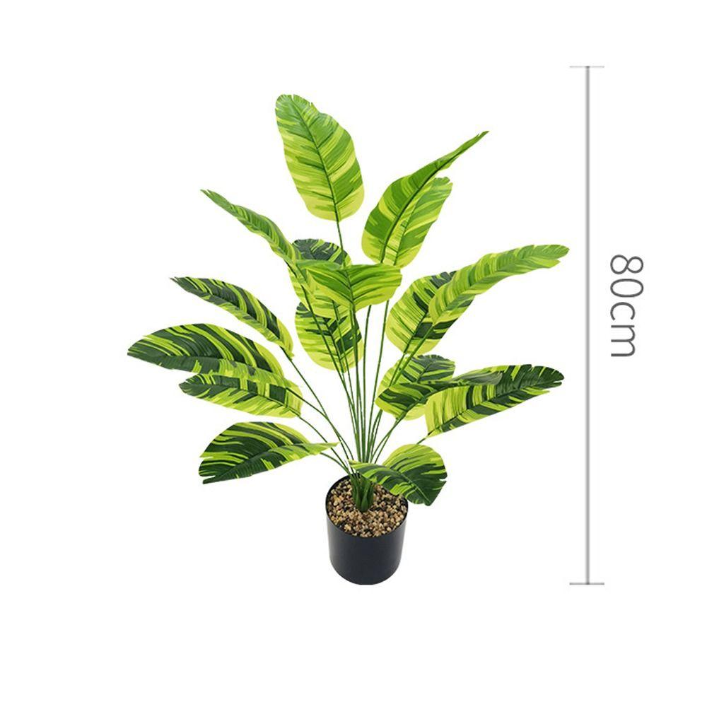 12/18/24 Листья Искусственные банановые растения Листья Поддельные пальмовые листья Растения Украшение рабочего стола в офисе