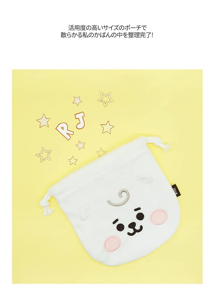 Solomon Shoji BT21 Face Type Pouch FACE POUCH Многоцветный (MANG) BT21-FSP-MG