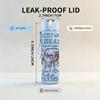 1PC Trust The Heart Bicycle Retro Quote Print 750ml Color Plastic Sports Water Bottle Leakproof Flip Straw Lid Suitable for Sports Office Home Use
