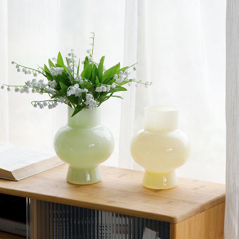 Ретро стеклянная ваза для цветов, украшение для вазы, украшение для дома, ваза для цветов, свадебный стол, декор для домашнего рабочего стола