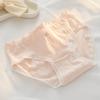 A-class Baby Cotton Jacquard Underwear Women's 5A Antibacterial Crotch Pure Cotton Breathable Waist Panties Bag Hip Triangle Pants