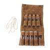 Portable Spice Bag Multipurpose Canvas Seasoning Storage Bag with 9 Spice Jars for Outdoor Camping